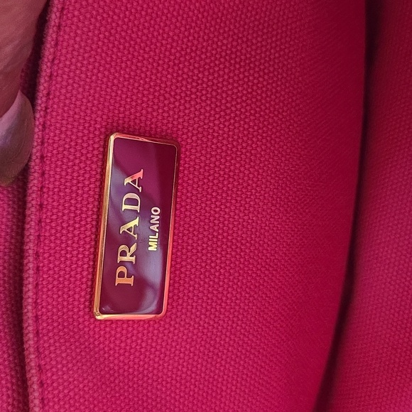 Prada Canapa Women's Tote Bag - Floral Multicolor (Limited Edition) - Picture 9 of 12